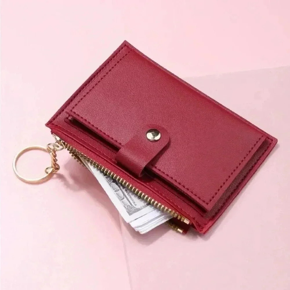 ⚠️Clearance Burgundy Slim Bifold Wallet / Cardholder - Picture 2 of 5